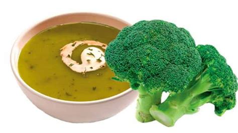bebekler için ıspanaklı brokoli çorbası